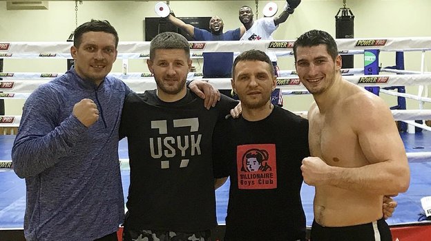 Александр Усик, Сергей Ватаманюк, Андрей Ивичук и&nbsp;Алексей Папин
